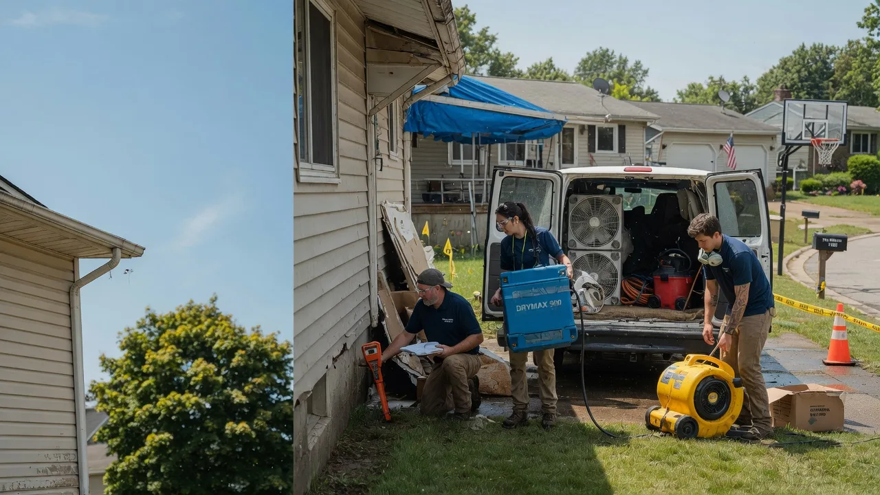 Ceiling Leak Cleanup in Kaneville, IL near me