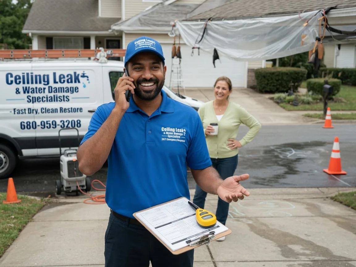 Ceiling Leak Cleanup Kaneville, IL FAQs